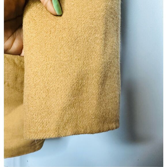 Zara Wool Felt Texture Coat Oversized small - Picture 4 of 7